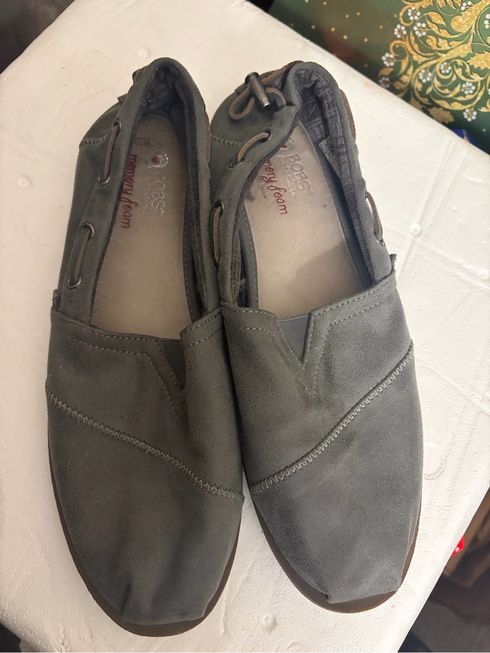 BOBS from Skechers Women's Gray Slip-On Loafers